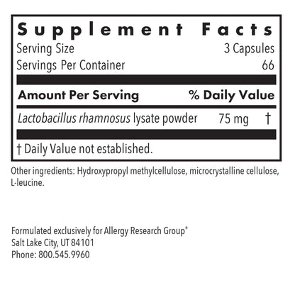 ImmunoBiotic Pro: Lactobacillus Rhamnosus Lysate 75mg, Immune Support (Vegetarian, 200 Count)
