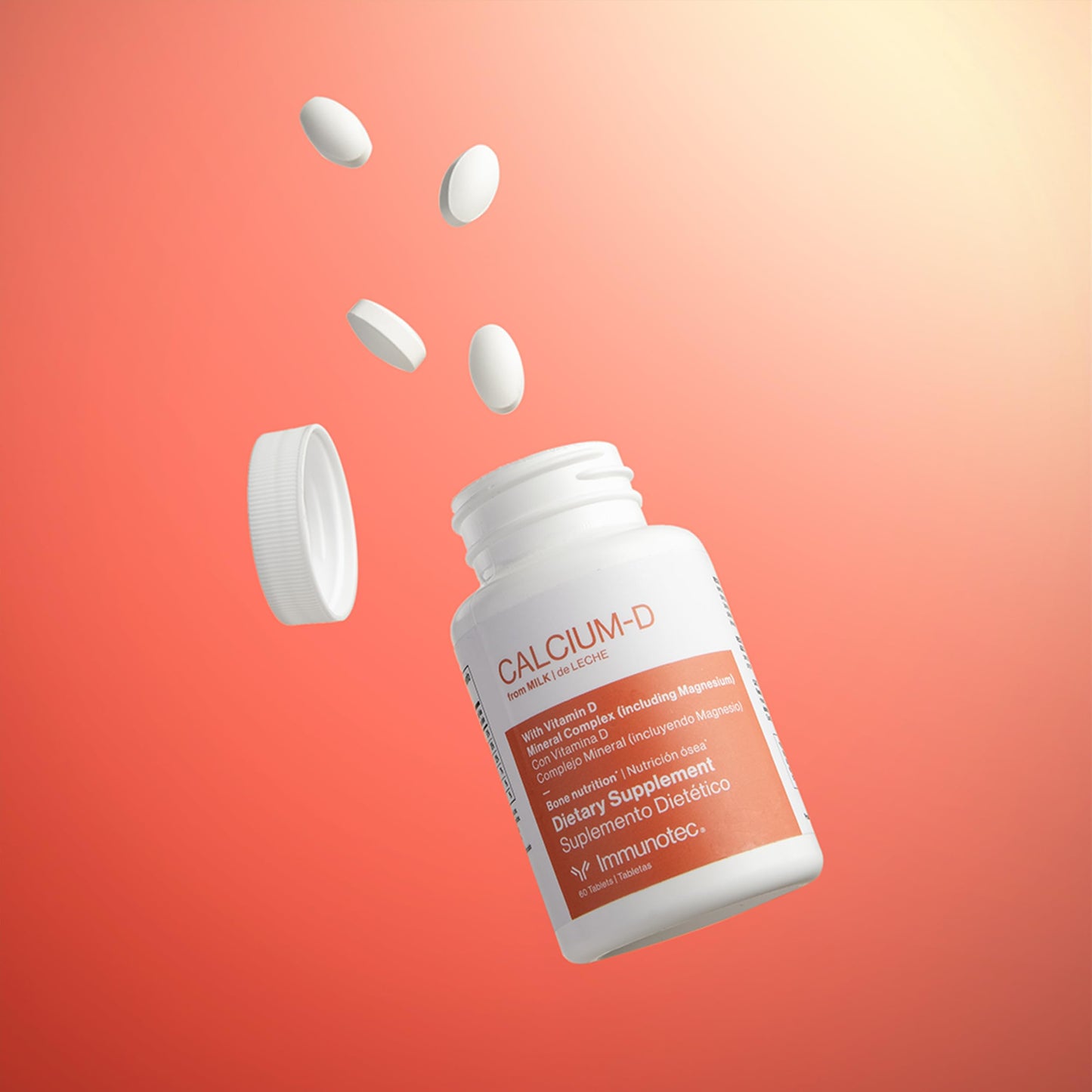 Immunotec Calcium from Milk – High-Bioavailability Calcium D with Vitamin D