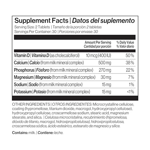Immunotec Calcium from Milk – High-Bioavailability Calcium D with Vitamin D