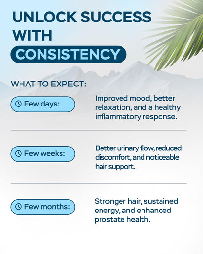 Improved Complex Saw Palmetto for Men – Prostate Health & Hair Support 900mg