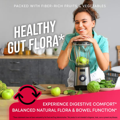 Fruits and Veggies High-Fiber Supplement for Immunity, Gut & Energy | Reds & Greens