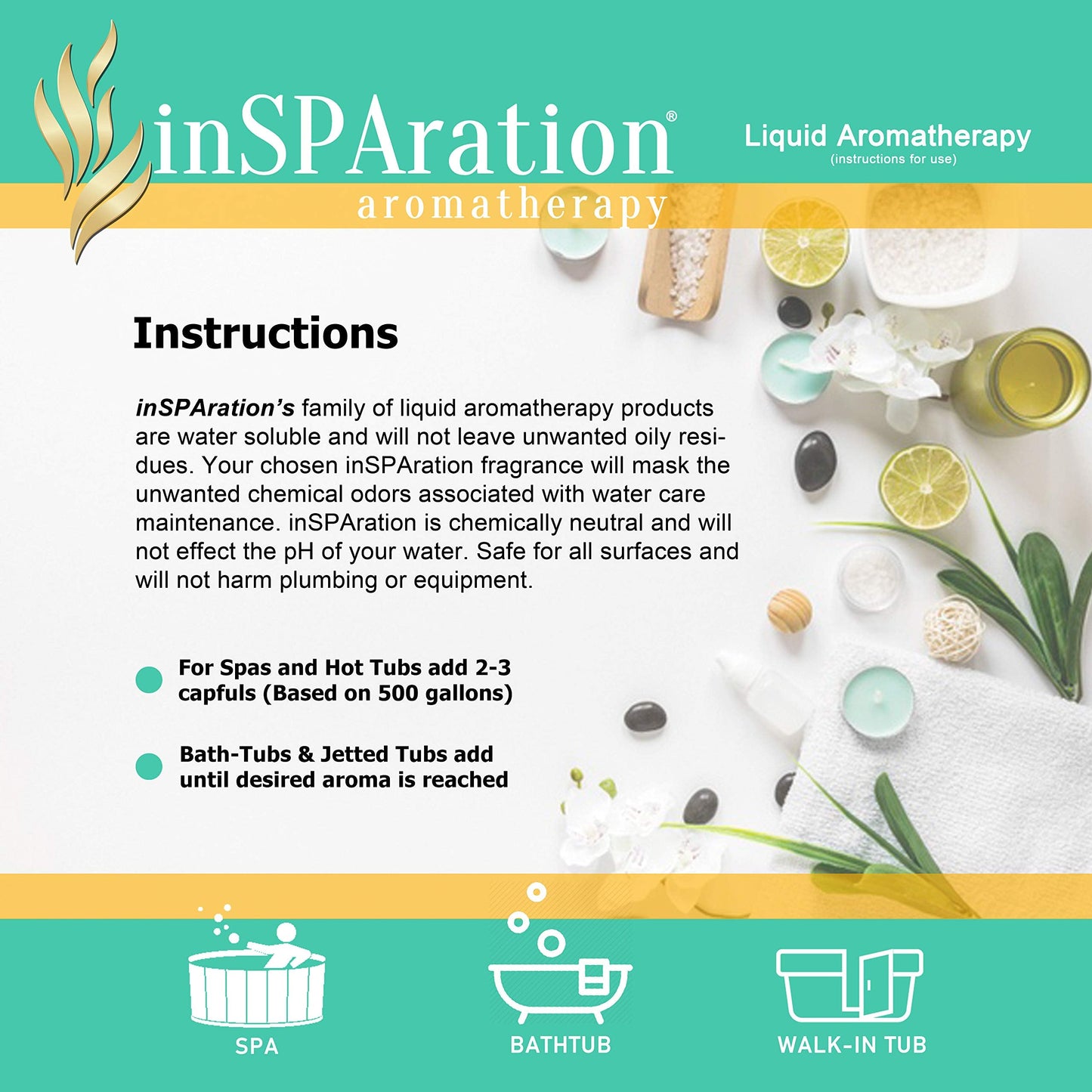 inSPAration Spa Aromatherapy 9oz Spa Liquid – Holiday Sugar Cookie & Pumpkin