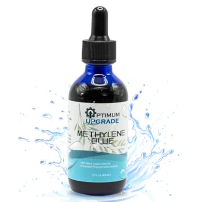 Optimum Upgrade OU Methylene Blue 1% | USP-Grade | Third-Party Tested Brain Health Dietary Supplement | 50ml Glass Dropper Bottle | No Formaldehyde (2 Oz)