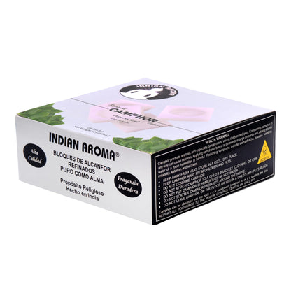 Indian Aroma Refined Camphor Blocks 454g – Puja, Havan & Temple Use