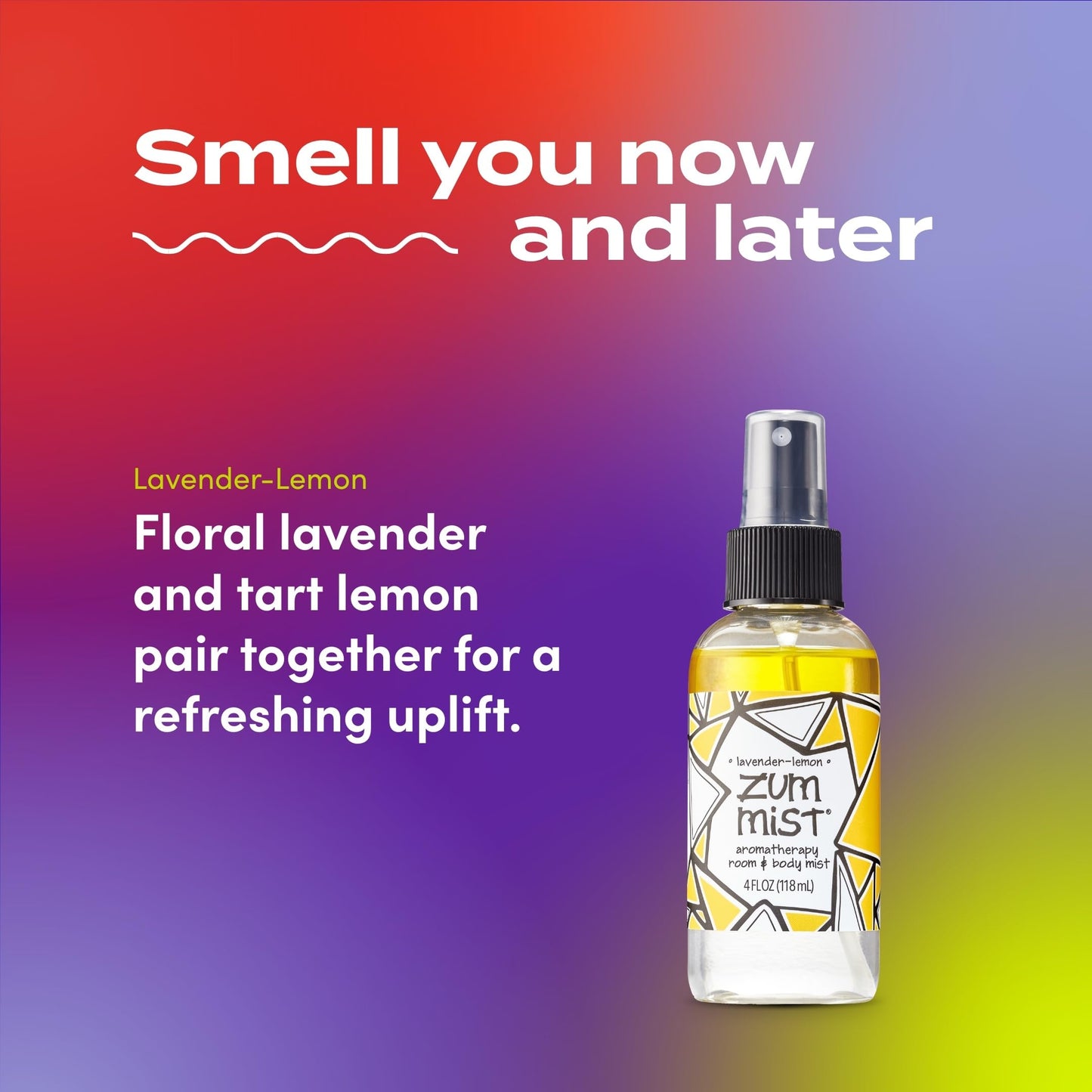 Indigo Wild Zum Mist Lavender-Lemon Room & Body Spray 4 oz 2 Pack