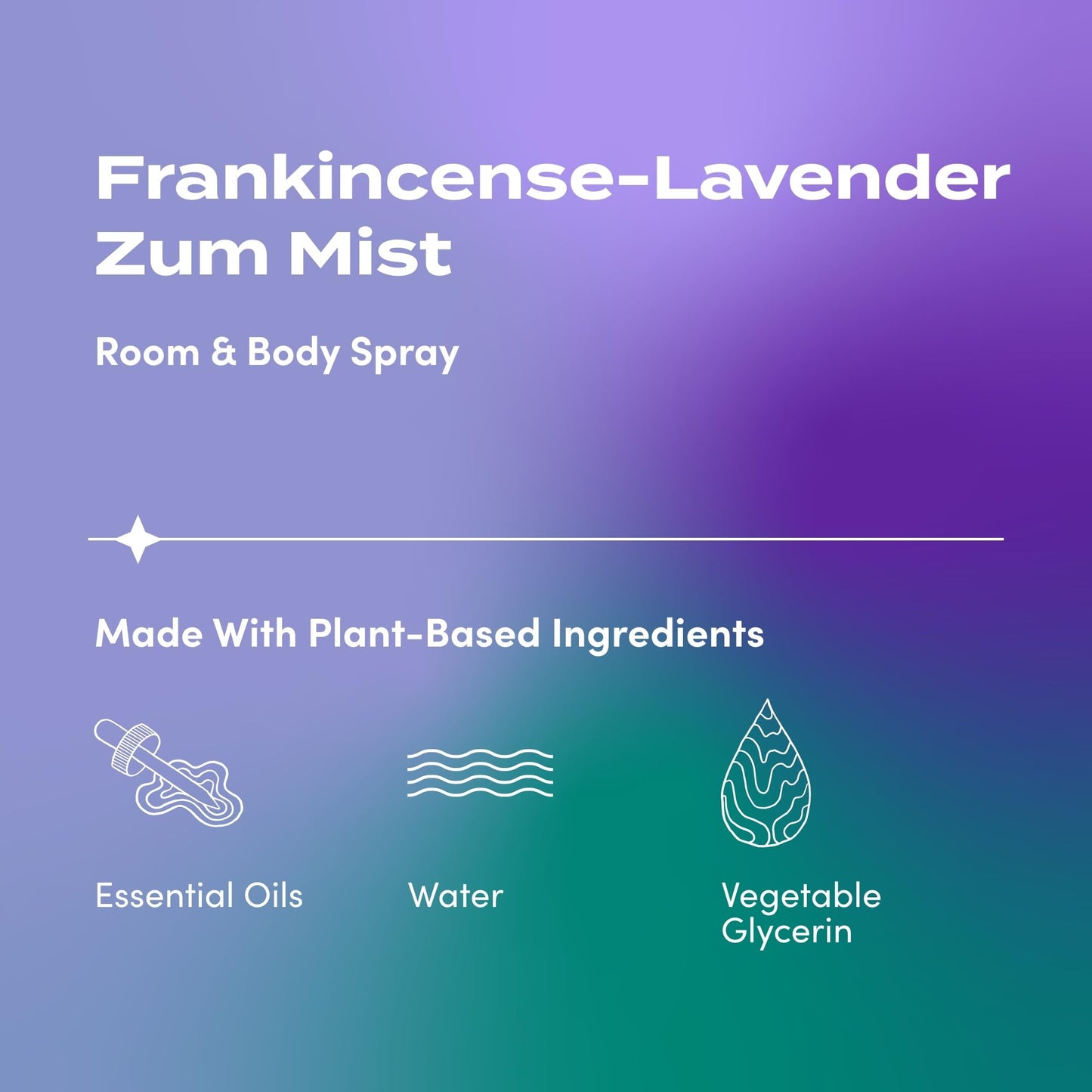 Indigo Wild Zum Mist Room & Body Spray - Frankincense & Lavender Aromatherapy Essential Oil Spray - 4 fl oz