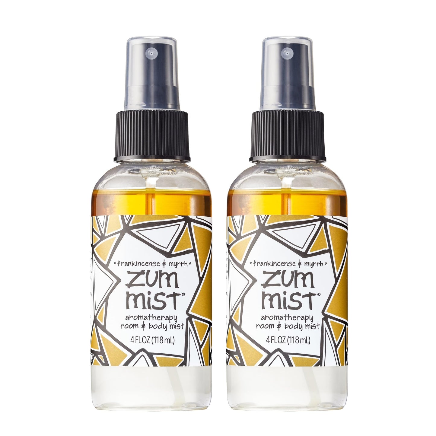 Indigo Wild Zum Mist Room & Body Spray - Frankincense & Myrrh, 4 oz x 2