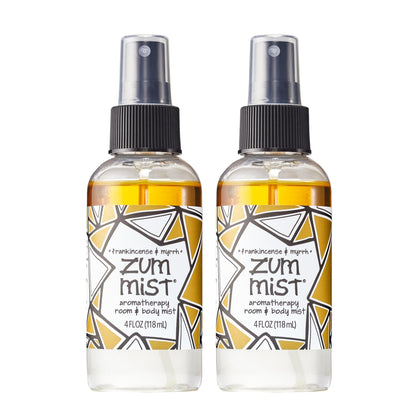 Indigo Wild Zum Mist Room & Body Spray - Frankincense & Myrrh, 4 oz x 2