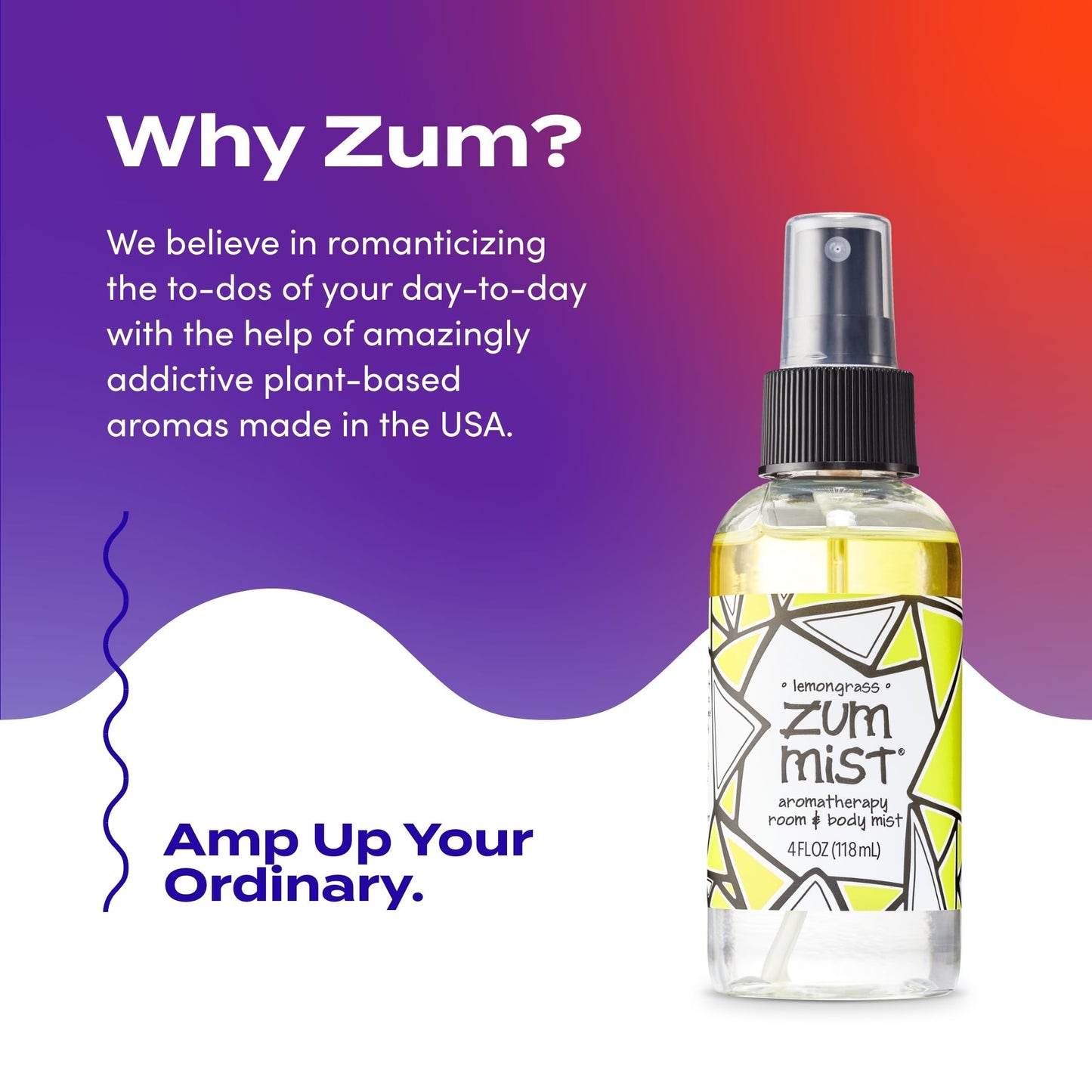 Indigo Wild Zum Mist Lemongrass Room & Body Spray - 4 fl oz