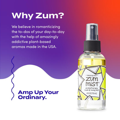 Indigo Wild Zum Mist Lemongrass Room & Body Spray - 4 fl oz