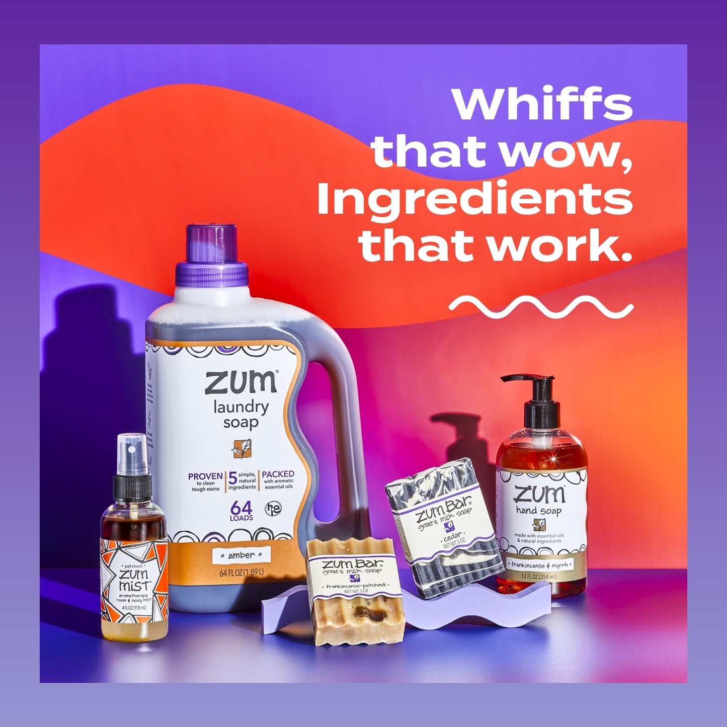 Indigo Wild Zum Mist Lavender-Lemon Room & Body Spray 4 oz 2 Pack