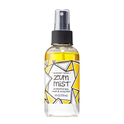 Indigo Wild Zum Mist Room & Body Spray – Lavender-Lemon Aromatherapy Essential Oil Spray (4 oz)