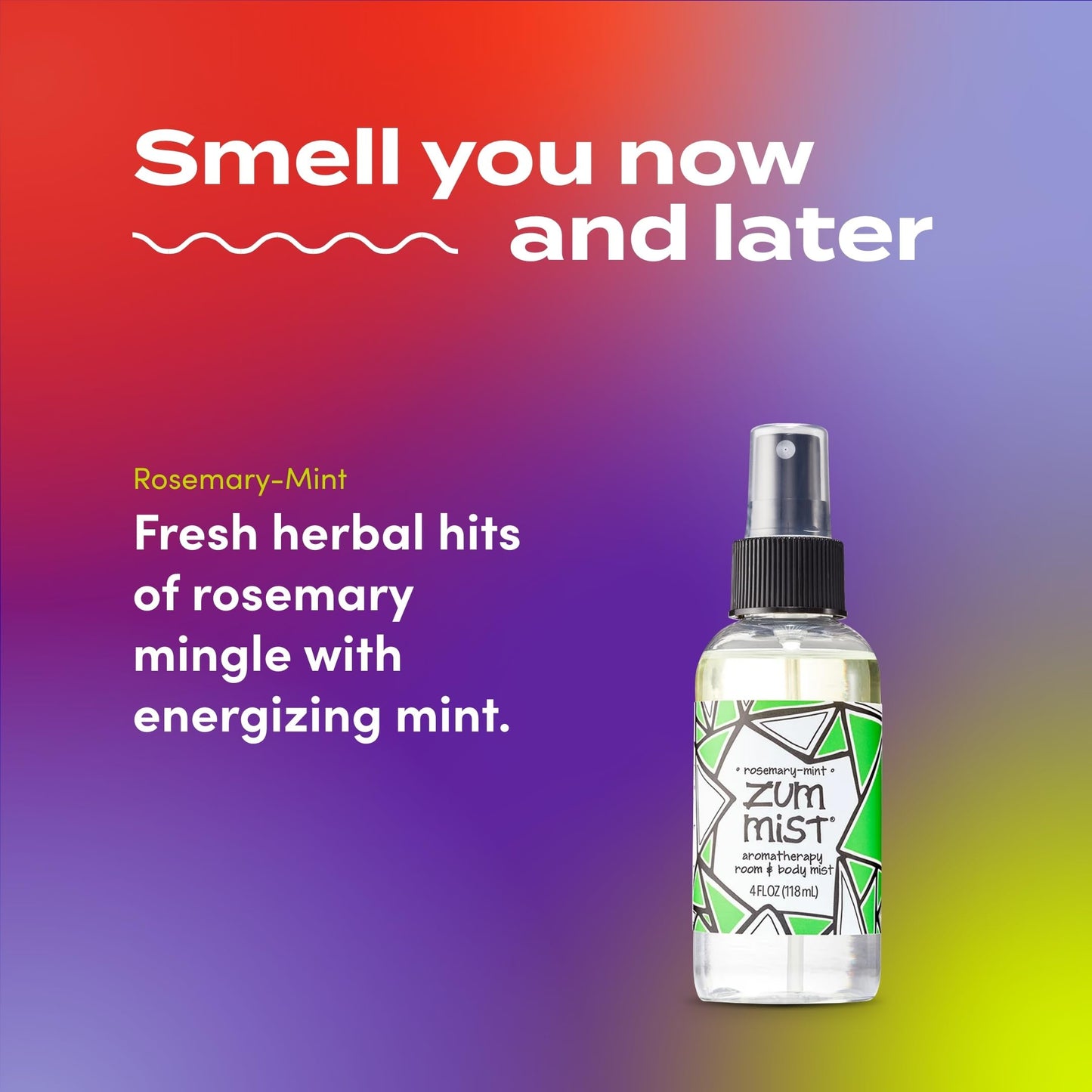 Indigo Wild Zum Mist Rosemary Mint Room & Body Spray - 4 oz 2 Pack