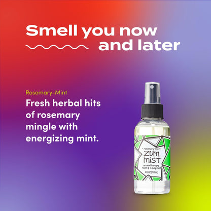 Indigo Wild Zum Mist Rosemary Mint Room & Body Spray - 4 oz 2 Pack