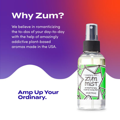 Indigo Wild Zum Mist Rosemary Mint Room & Body Spray - 4 oz 2 Pack