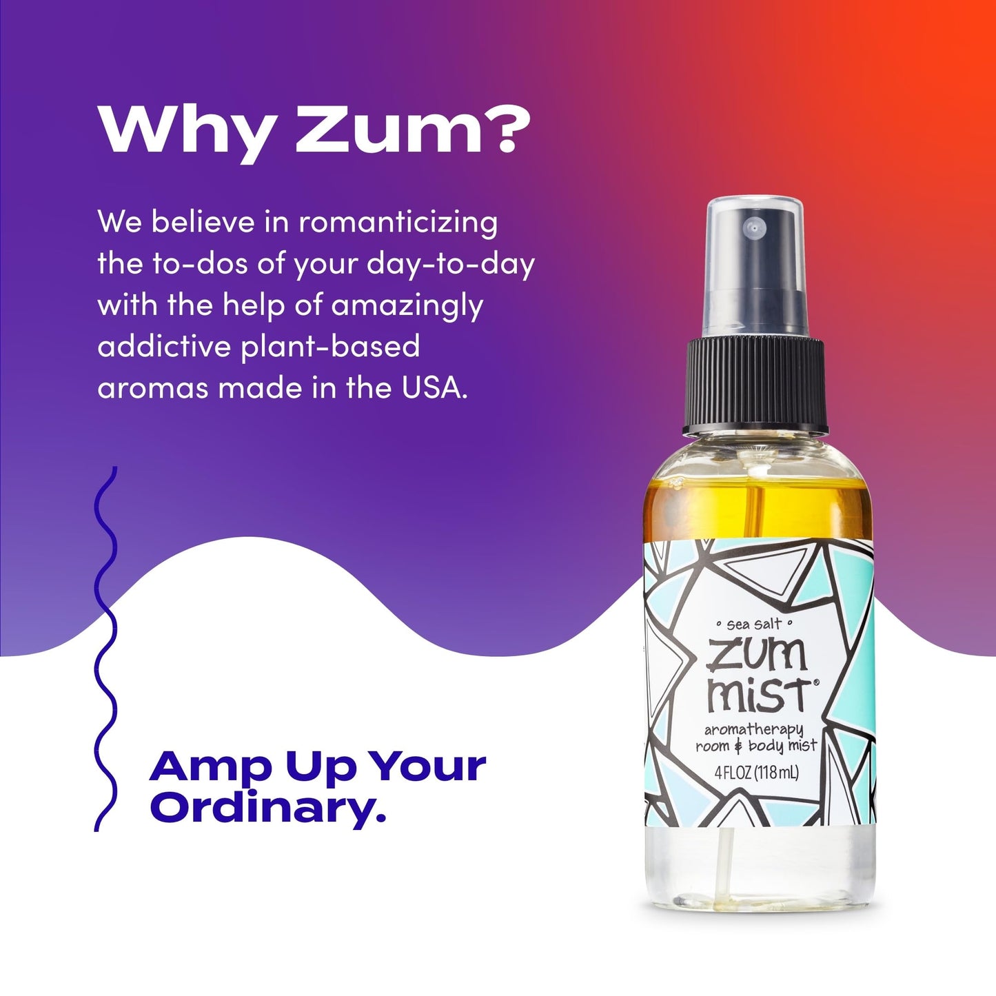 Indigo Wild Zum Mist Room & Body Spray – Sea Salt Scent, 4 oz (2 Pack)