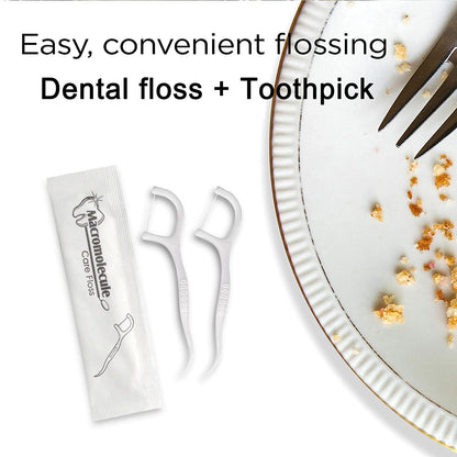 300 Count Dental Floss Picks - Individually Wrapped, Travel Flossers