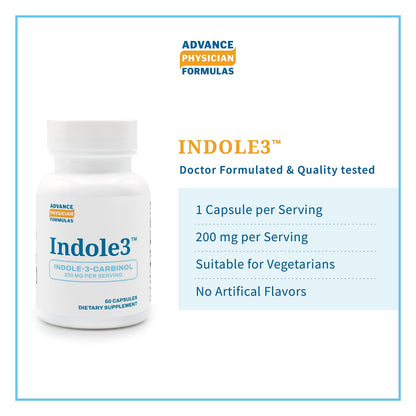 Indole-3-Carbinol 200 mg - 60 Veggie Capsules | Advance Physician Formulas