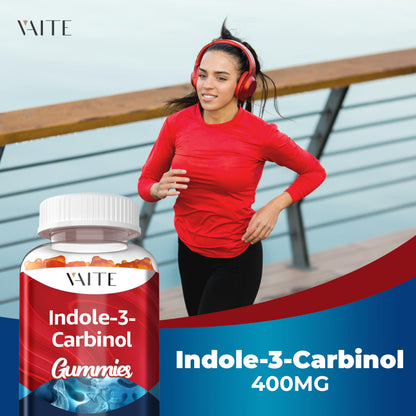 Indole-3-Carbinol 400mg Gummies – Hormonal Balance & Antioxidant Support | 60 Vegan Chewables (Non-GMO, Gluten-Free)