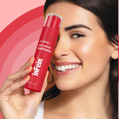 inFein Red Velvet Fluoride Toothpaste – Guilt-Free Sweetness for a Brighter Smile