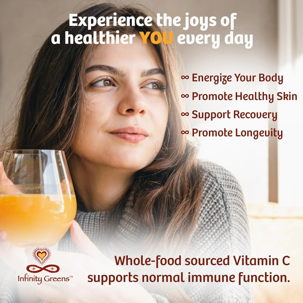 Infinity-C Organic Whole-Food Vitamin C Powder – 1000mg, Acerola, Camu Camu & Amla (30 Servings) BritishVita | Premium UK Vitamins & Wellness Supplements