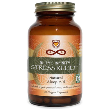 Infinity Stress Relief | Adaptogen Mood Support (120 Caps) – Organic & Vegan