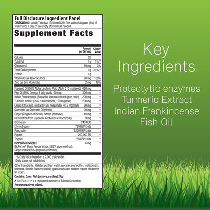 Irwin Naturals Inflamma-Less 80 Liquid Softgels – Comfort, Mobility & Flexibility