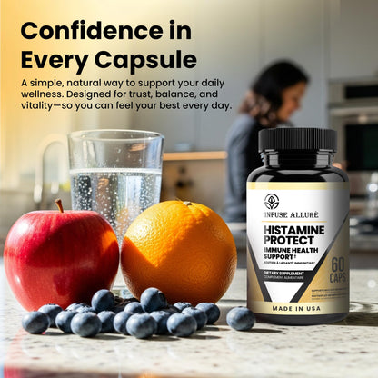 Infuse Allurè Premium Histamine Blocker DAO - Made in USA | 60 Capsules
