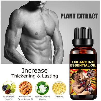 Men's Massage Oil - Penis Enhancement, Longer & Thicker (30ml)