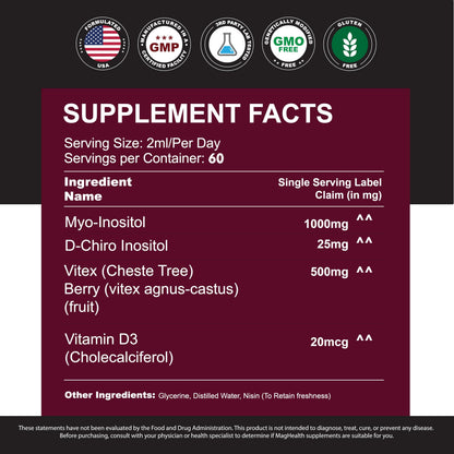 Myo-Inositol & D-Chiro Inositol 40:1 – 60-Day Women's Health & Wellness Support