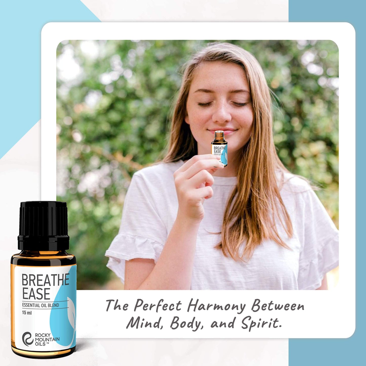 Rocky Mountain Oils Breathe Ease Essential Oil Blend - Diffuser & Topical - 15ml