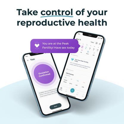 Inito Fertility Monitor & Hormone Tracker for Women | Ovulation Tracking with Estrogen, LH, PdG, FSH | 15 Strips | iPhone 14 Compatible