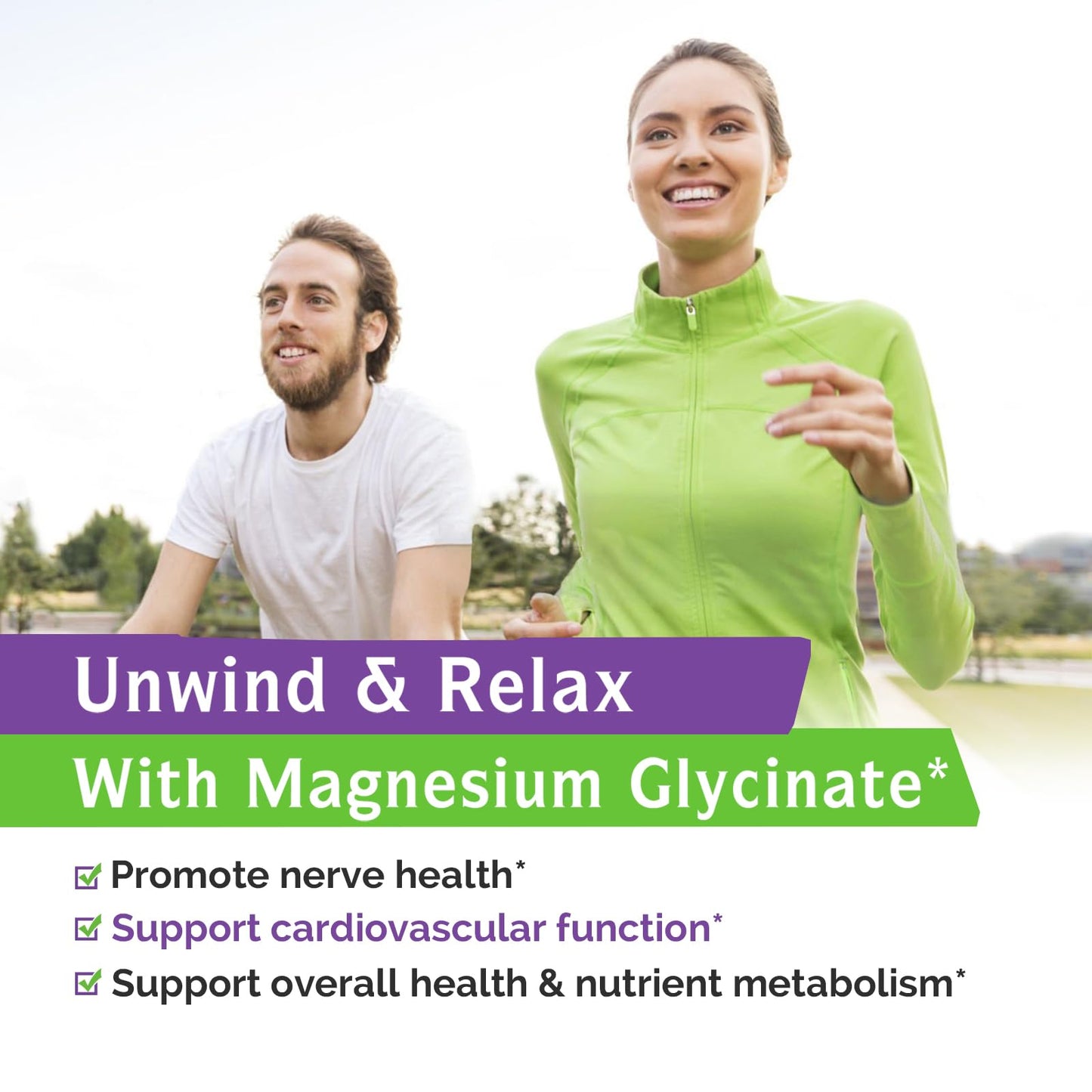 Innate Vitality Magnesium Glycinate 500mg | 70mg Elemental Mg | High Absorption | 120 Vegan Capsules