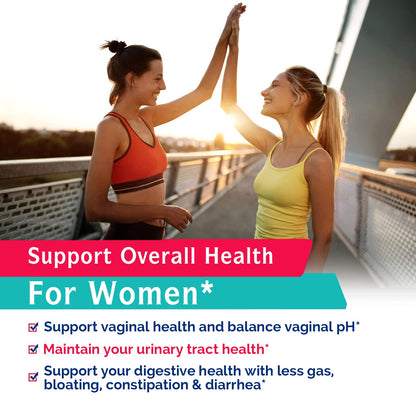Innate Vitality Probiotics for Women - 50B CFU, 17 Strains, 60 Veggie Caps, Non-GMO, Prebiotics & Cranberry
