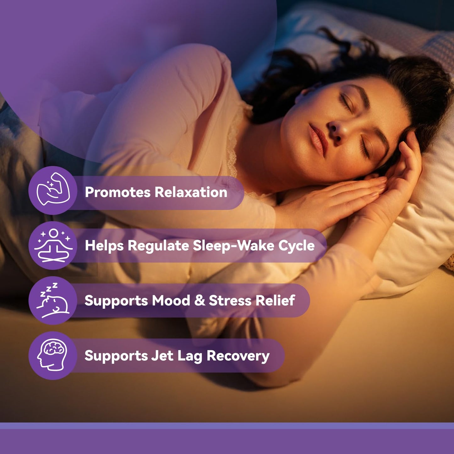 Inner Brightness Melatonin 10mg Tablets - Timed Release Sleep Aid | 200-Count