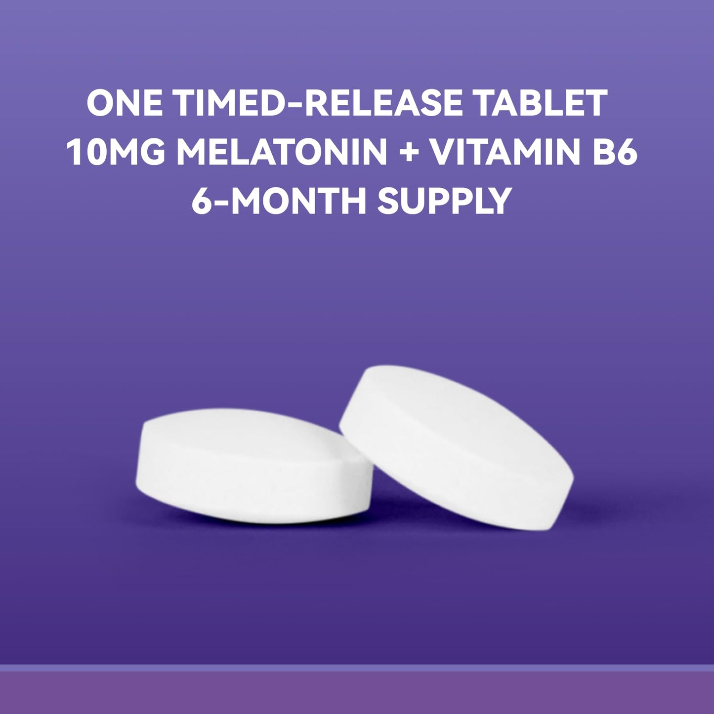 Inner Brightness Melatonin 10mg Tablets - Timed Release Sleep Aid | 200-Count