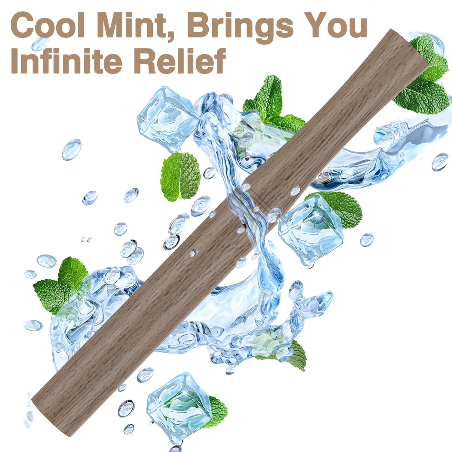 Smokeless Inhaler for Quit Smoking – 4 Inner Core Packs (Walnut)