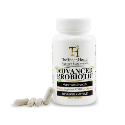 Inner Health Advanced Probiotics for Women & Men | Gut & Immune Support | 5.75B Cultures