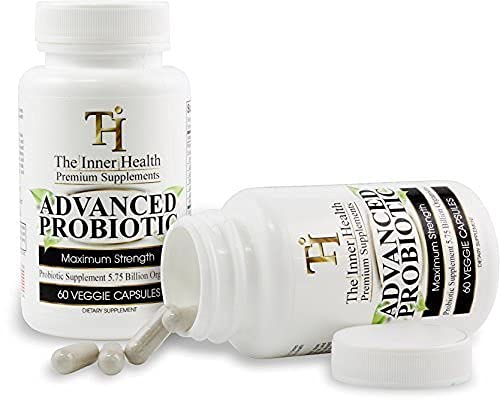 Inner Health Advanced Probiotics for Women & Men | Gut & Immune Support | 5.75B Cultures