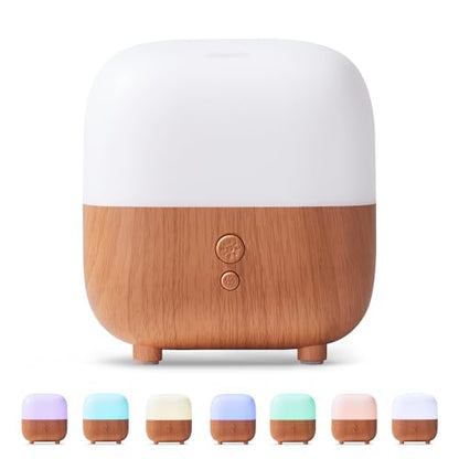 InnoGear 150ml Essential Oil Diffuser – 5-in-1 Aromatherapy Diffuser with 8 LED Colors for Home, Office & Desk