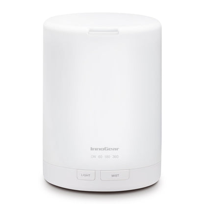 InnoGear 300ML Essential Oil Diffuser - Premium 5-in-1 Ultrasonic Aromatherapy Diffuser with Auto-Off Timer, White