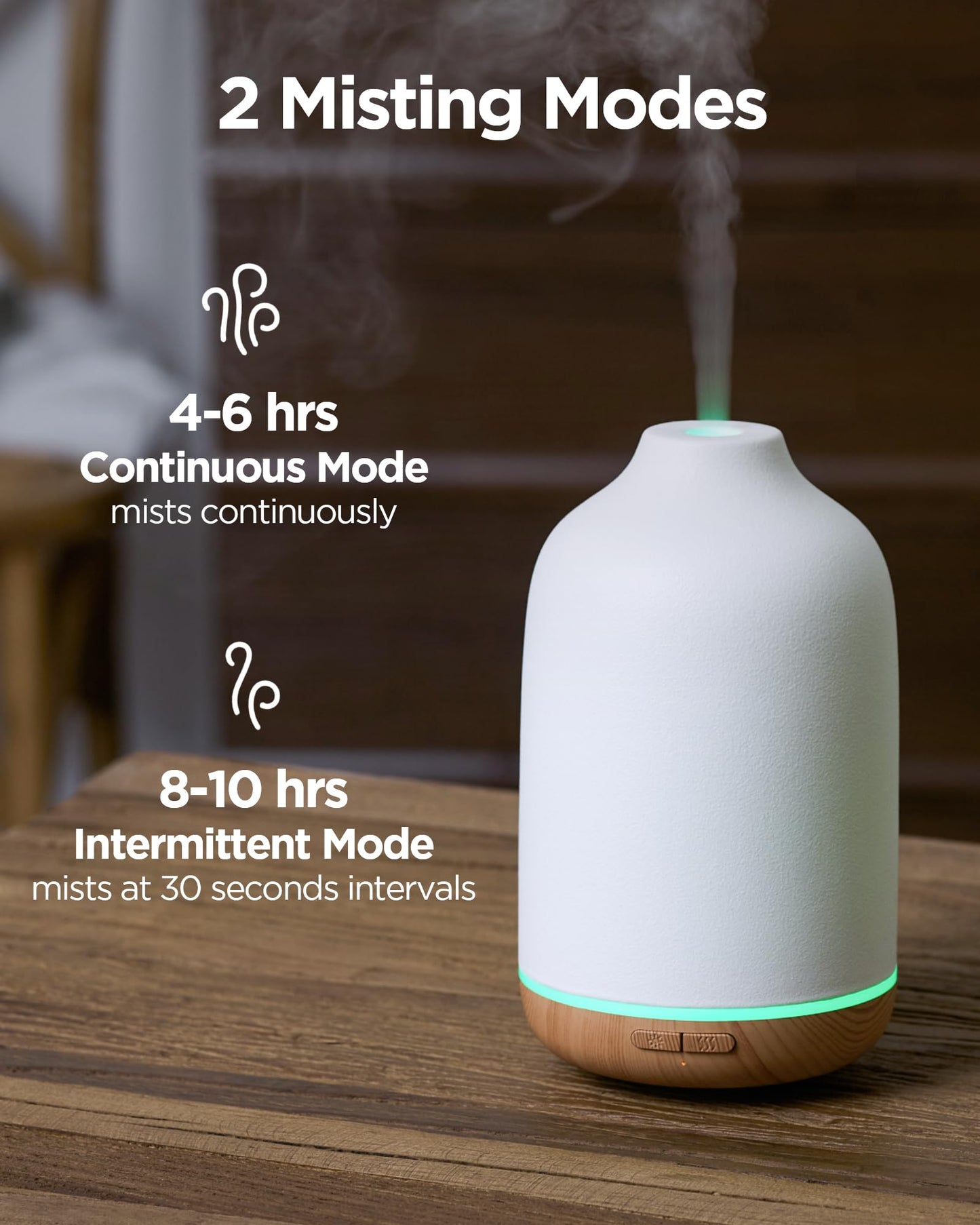 InnoGear 150ml Ceramic Essential Oil Diffuser – Handcrafted Stone Aroma Diffuser