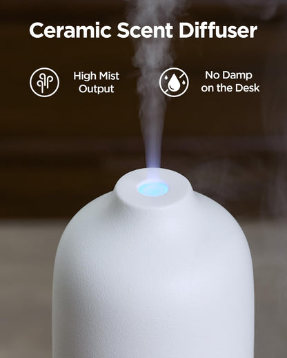 InnoGear 150ml Ceramic Essential Oil Diffuser – Handcrafted Stone Aroma Diffuser