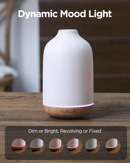 InnoGear 150ml Ceramic Essential Oil Diffuser – Handcrafted Stone Aroma Diffuser