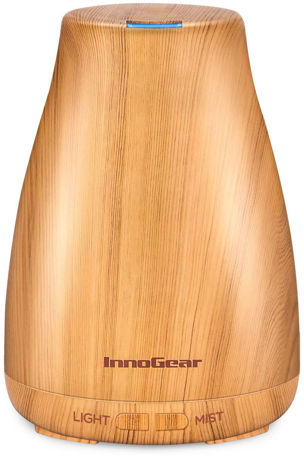 InnoGear Essential Oil Diffuser – Ultrasonic Humidifier, 7-Color LED, 2 Mist Modes, Auto Off, Yellow