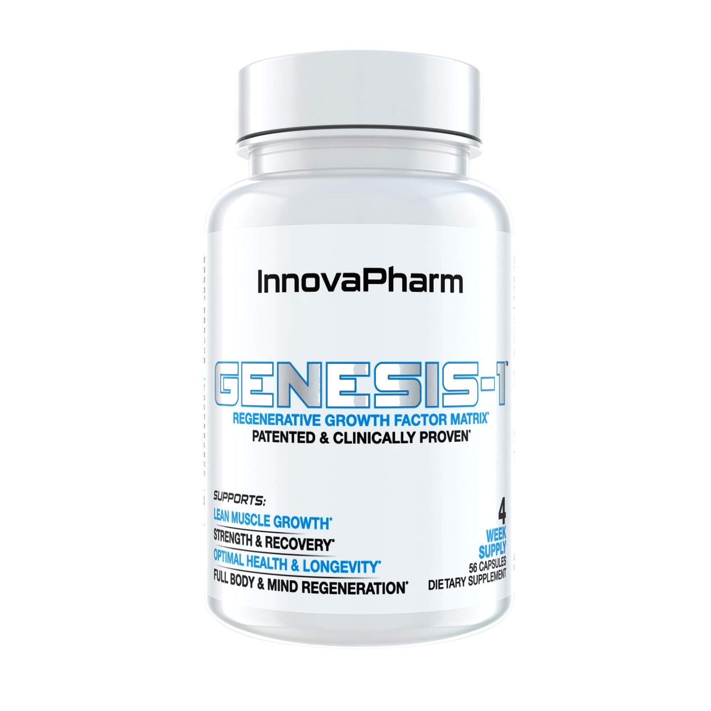 InnovaPharm GENESIS-1 - 56 Capsules | Embryonic Growth Factor Matrix