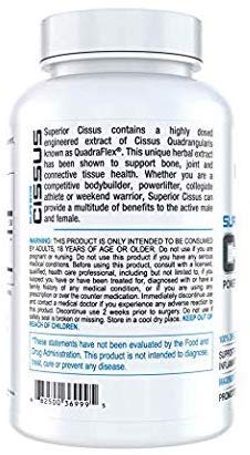 InnovaPharm Superior Cissus QuadraFlex 4800mg - 180 Caps