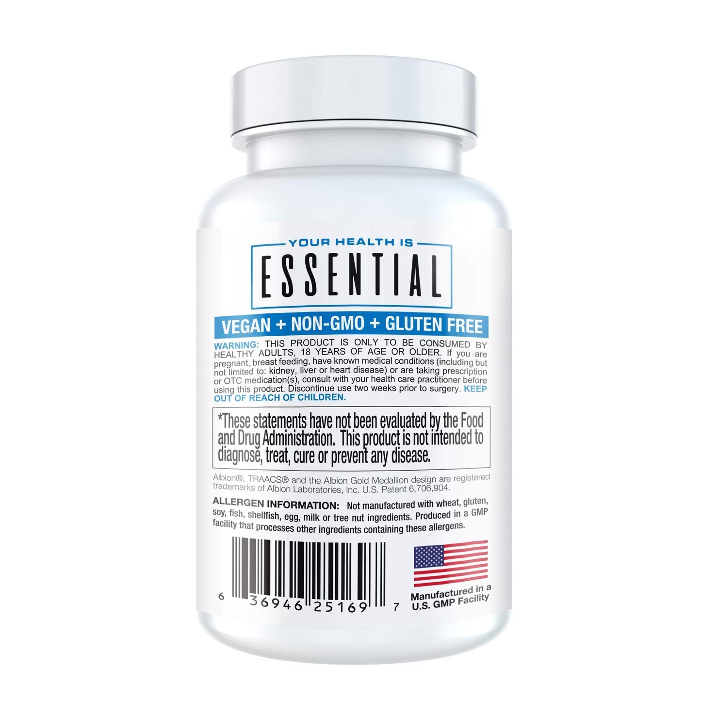 InnovaPharm Zinc Chelate + Copper Chelate - 120 Veg Caps