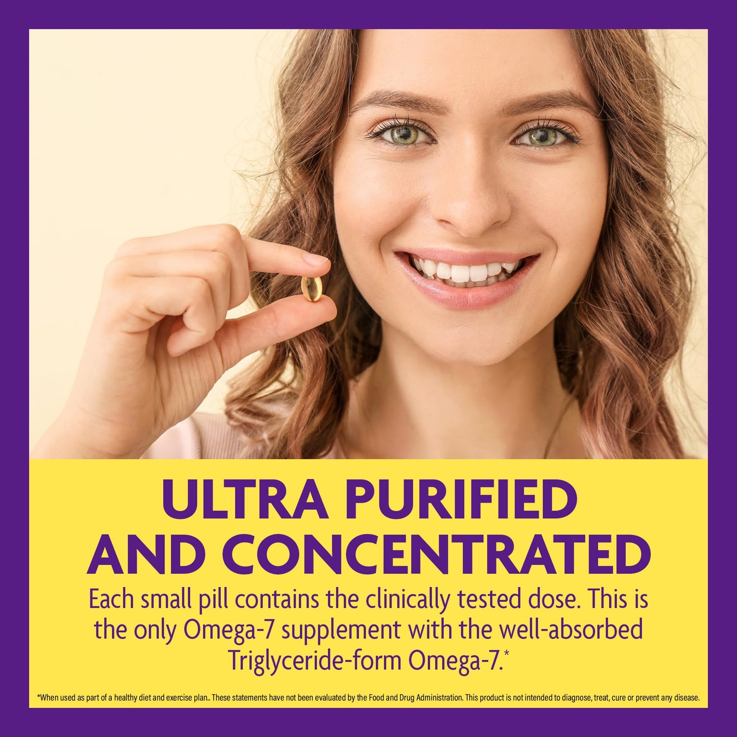 InnovixLabs Purified Omega 7 Supplement - 210 mg Palmitoleic Acid, Metabolism & Triglyceride Support, IFOS Approved, 30 Softgels