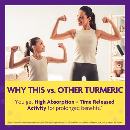 InnovixLabs Turmeric Curcumin with Black Pepper - Time-Release Tablets